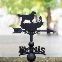 Weathervane with Golden Retriever Motif