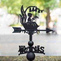 Little Miss Muffet Black Weathervane 