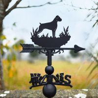Weathervane with Boxer Dog Topper