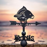 Weathervane with Koi Carp Design 
