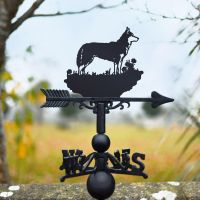 Weathervane with Siberian Husky