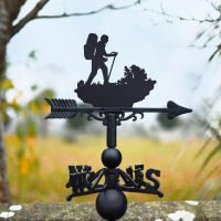 Weathervane with Hiking Design 