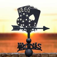 Poker Game Weathervane