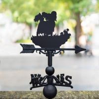 "Papillon" Dog Weathervane