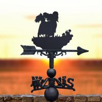 "Papillon" Dog Weathervane