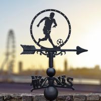 Footballer Topper Design on Weathervane 