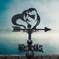 Weathervane with Otter Topper Design 
