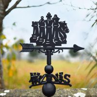 Weathervane with Chess Pieces 