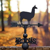 Weathervane with Llama Design Topper 
