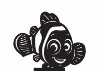 Clown Fish Weathervane topper 