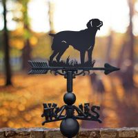 Black Weathervane with Brittany Design 