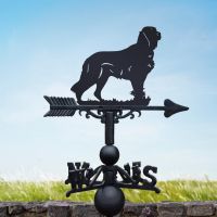 Irish Setter Dog on Black Weathervane 