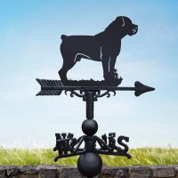 Boerboel Dog Weathervane in Black 