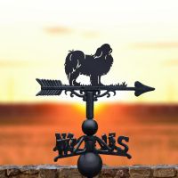 Weathervane with Japanese Chin Design