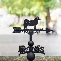 Cast Iron & Steel Icelandic Sheepdog Weathervane