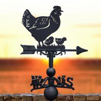 Weathervane with Hen & Chicks Design 