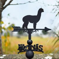 Weathervane with Alpaca Design 