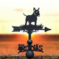 Weathervane with English Bull Terrier Design 