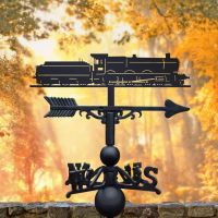 British Steam Train Weathervane Design 