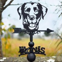 Black Cast Iron Labrador Weathervane