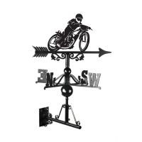 Speedway Weathervane Created From Iron