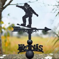 Weathervane with Snowboarder 