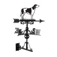 Trail Hound Weathervane Finished in Black