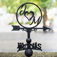 Love Heart Initial Weathervane