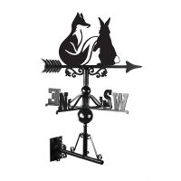 Fox & Rabbit Weathervane in Full 