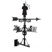 Scottish Bagpiper Weathervane Brackets