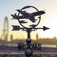 Nimrod Aircraft Weathervane in Black Finish 