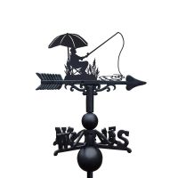 Sitting & Fishing Weathervane 