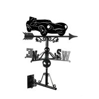 Jaguar D-Type Weathervane in Black