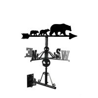 Three Bear Weathervane in Full 