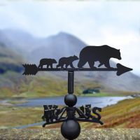 Weathervane with Three Bears Design 