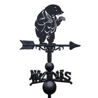 Mr Mole Weathervane on White Background