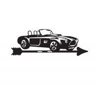 Close-Up of AC Cobra Topper for Weathervane