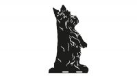 Close-Up of Scottish Terrier Topper for Weathervane