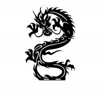 Oriental Dragon Weathervane Topper