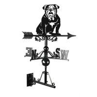 English Bulldog Weathervane Mounted