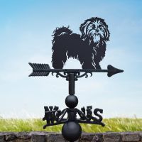 Cast Iron & Steel Shih Tzu Weathervane