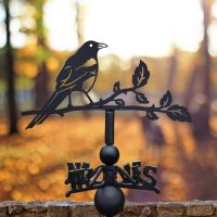 Magpie Weathervane at Sunset