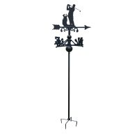 Golfer Free Standing Weathervane on White Background
