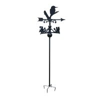 Kingfisher Free Standing Weathervane on White Background