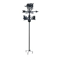 Donkey Free Standing Weathervane in Black