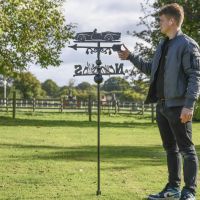 SP250 Daimler Free Standing Weathervane to Scale