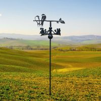 Swallow Free Standing Weathervane in Situ
