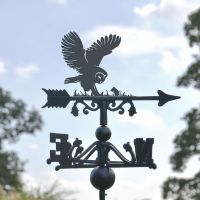 Barn Owl Free Standing Weathervane Created From Iron