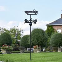 Bedford O Type Lorry Free Standing Weathervane in Use Outdoors