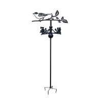 Blackcap Free Standing Weathervane on White Background
